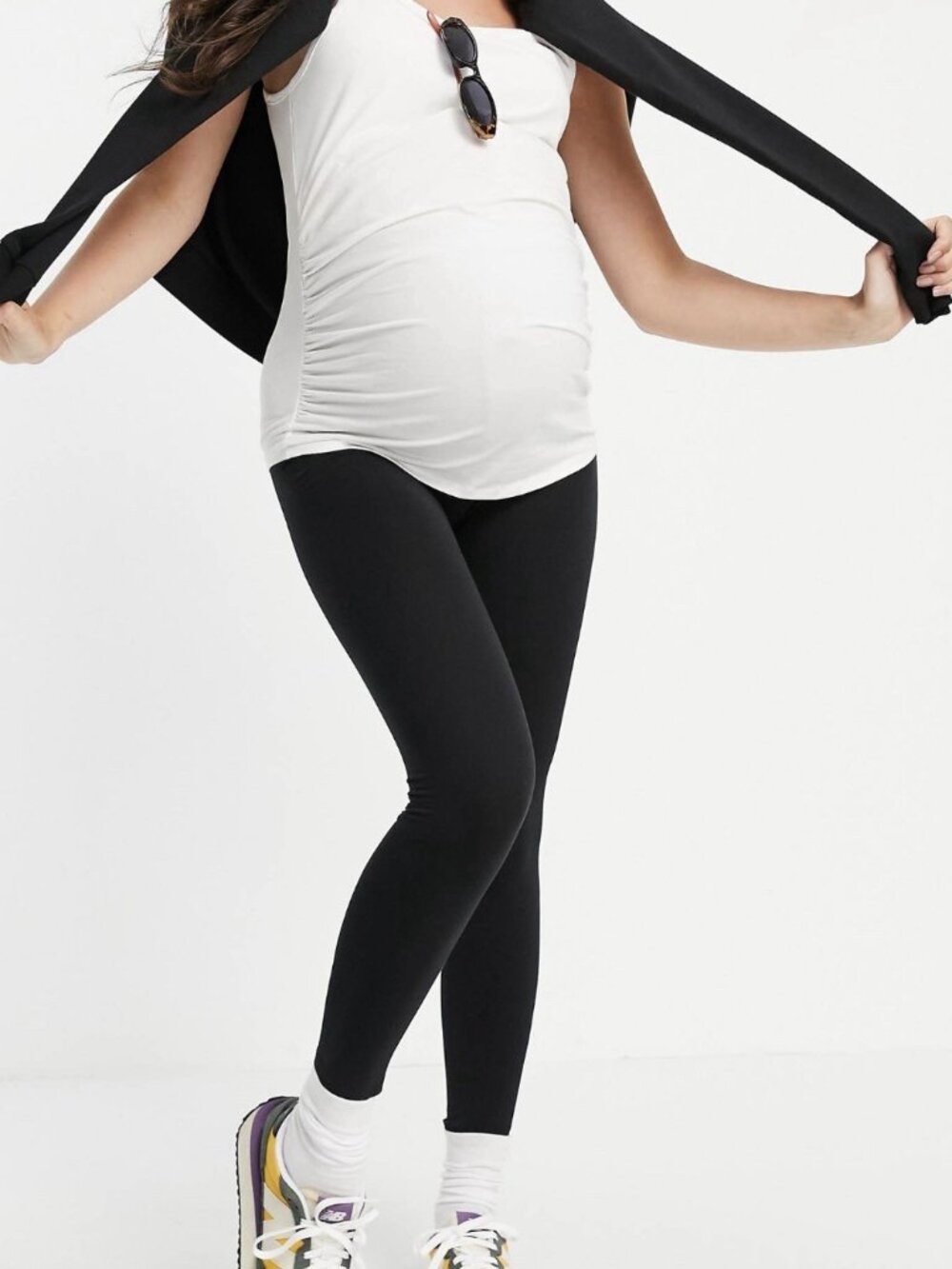 Threadbare Black Maternity Supersoft Leggings/NWT/12